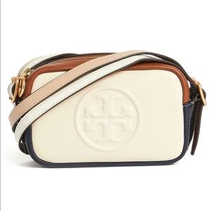 NEW Tory Burch Perry Bombe Double Strap Bag